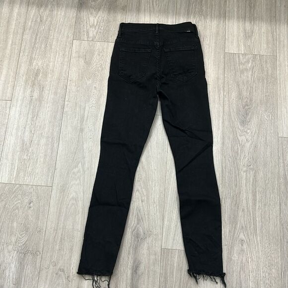 Mother Stunner Zip Ankle Step Fray in Not Guilty Size 24 - Picture 2 of 2